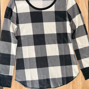 Old Navy PJ Top - plaid